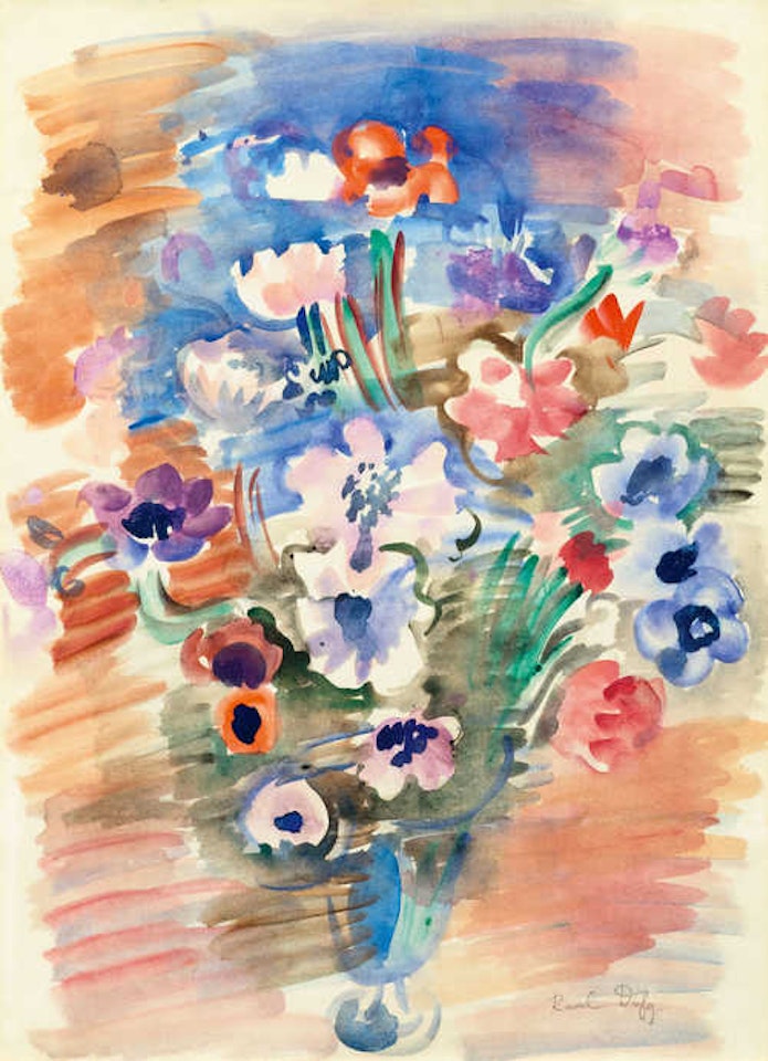 Bouquet d"anémones by Raoul Dufy