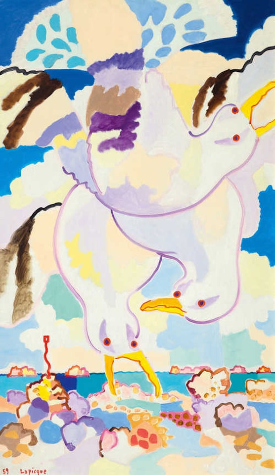 Les Mouettes by Charles Lapicque