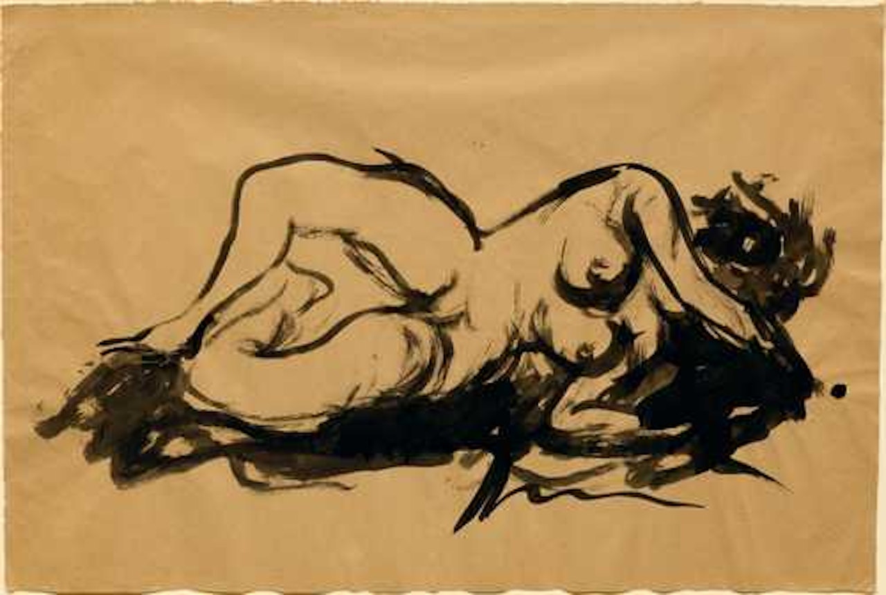 Nudo femminile by Lucio Fontana
