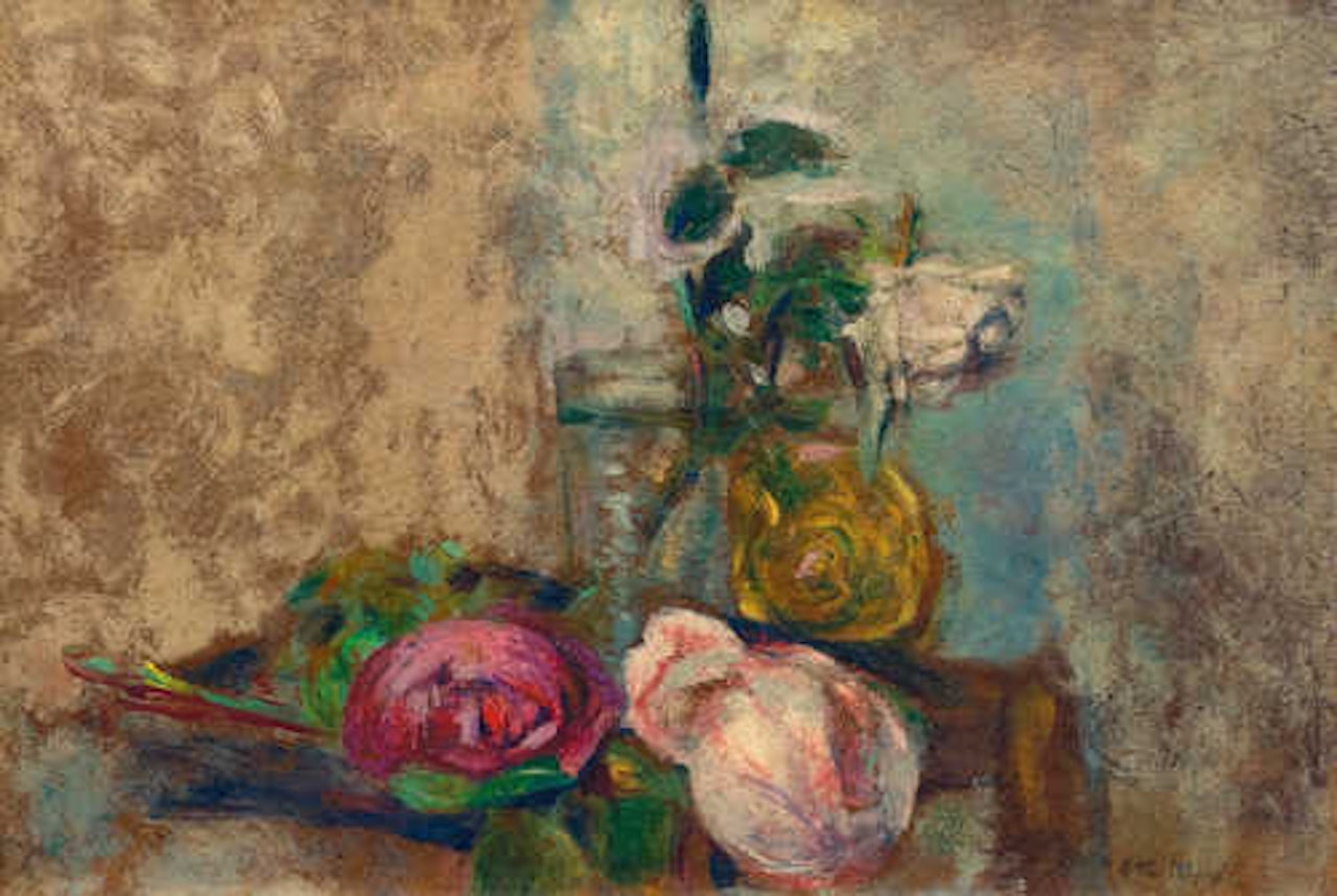 Roses et Pivoine by Édouard Vuillard