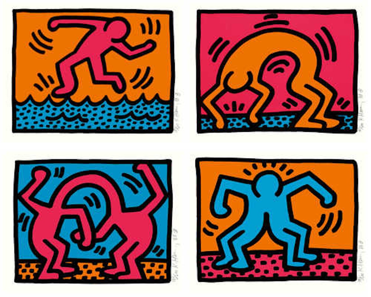 Pop Shop I-IV by Keith Haring
