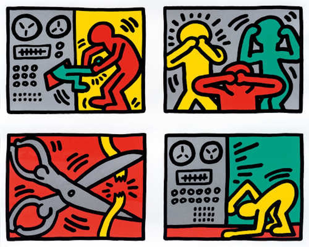Pop Shop Quad III by Keith Haring