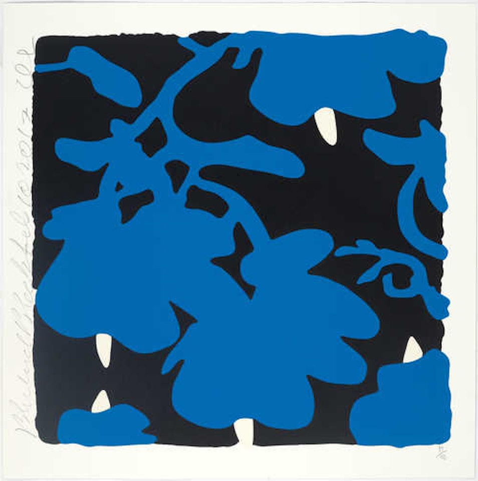 Blue and Black by Donald Sultan