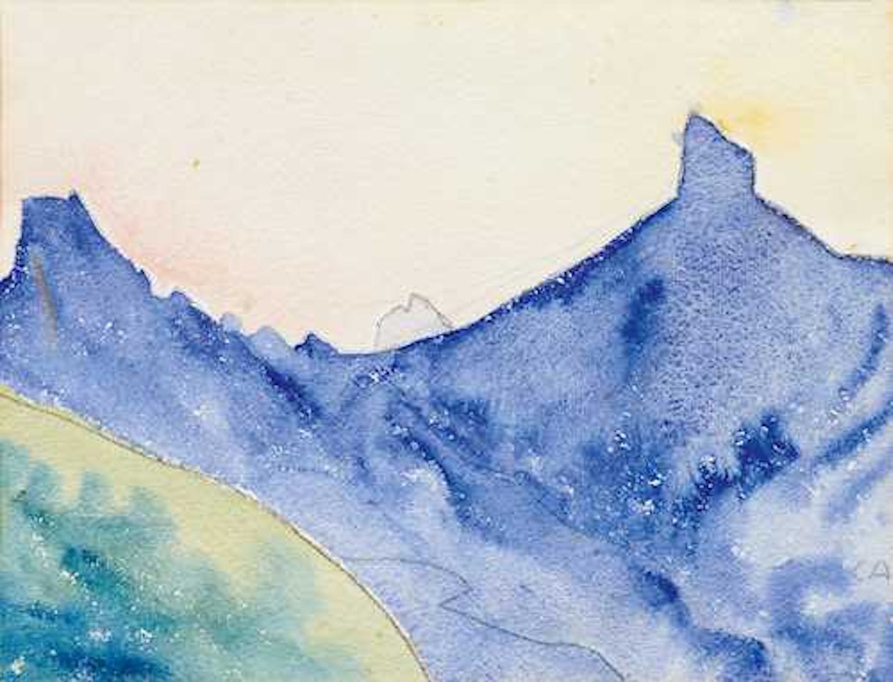 Blick von der Schynigen Platte by Cuno Amiet