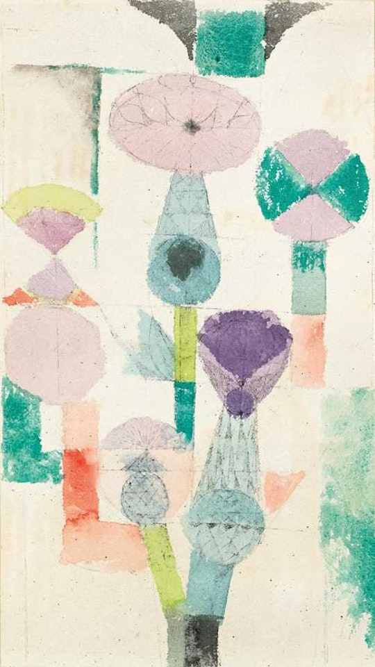 Betrachtung der Distelblüte by Paul Klee