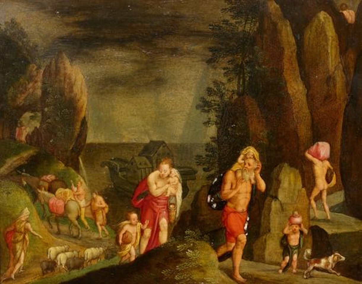 Noah"s ark by Flemish School
