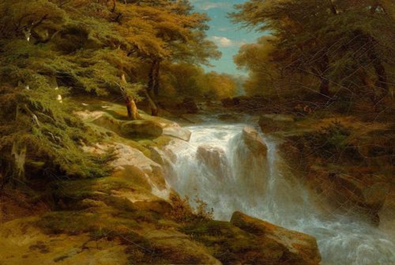 Wasserfall by Alexandre Calame