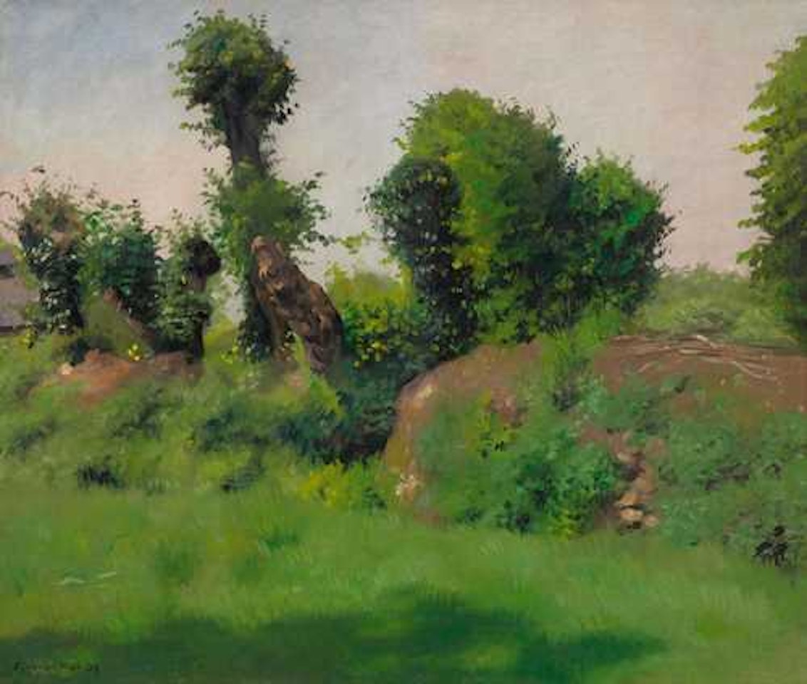 La haie, Honfleur by Félix Vallotton