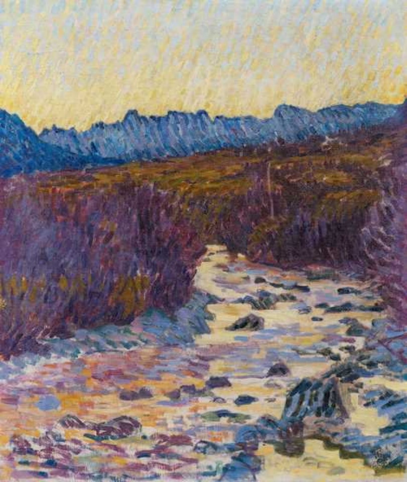 Sera d"autunno by Giovanni Giacometti