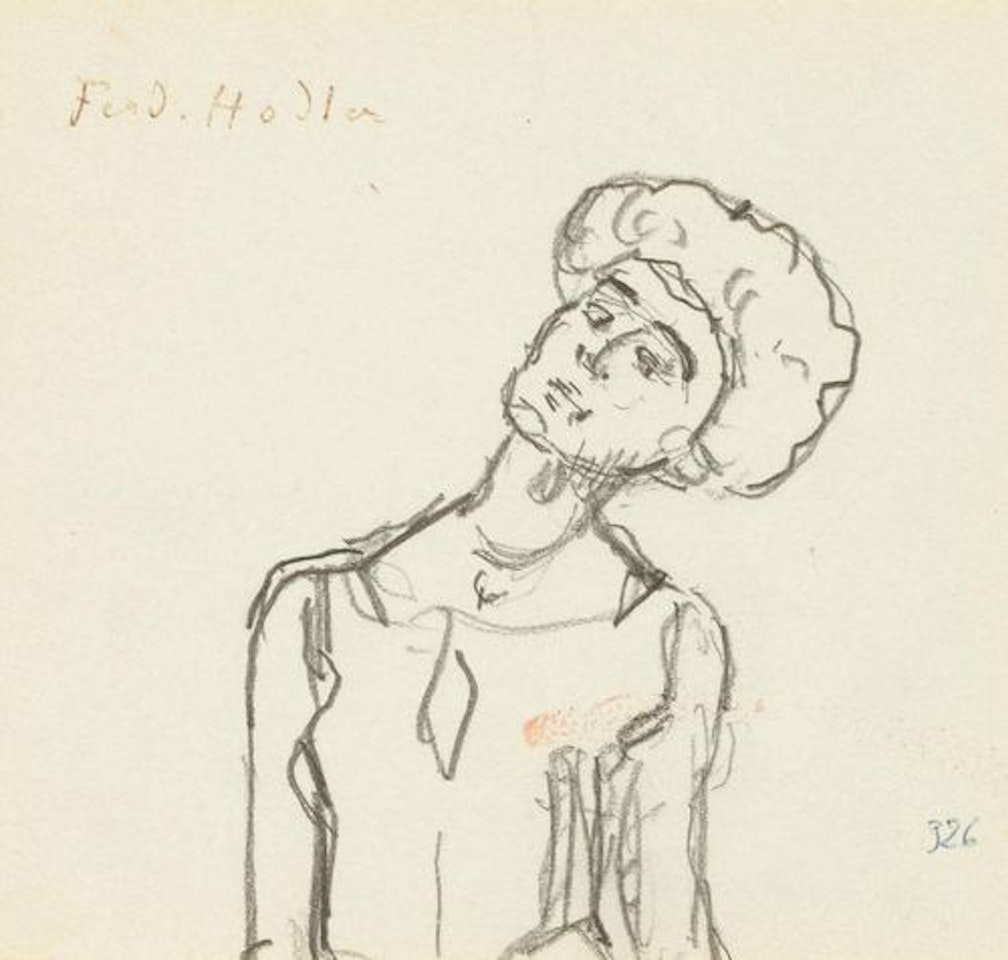 Study for a portrait of a woman by Ferdinand Hodler