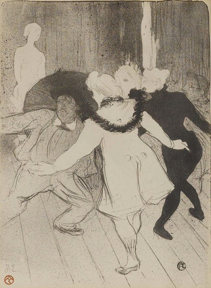Folies-Bergère: Les pudeurs de Monsieur Prudhomme by Henri de Toulouse-Lautrec