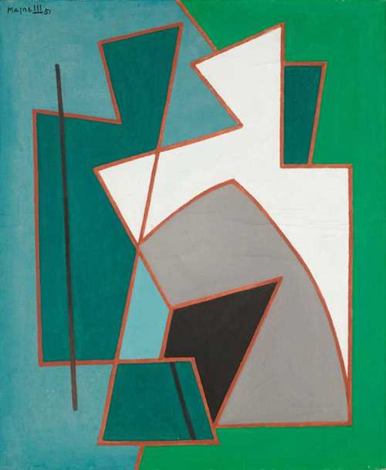 Pittura Rivale No.5 by Alberto Magnelli