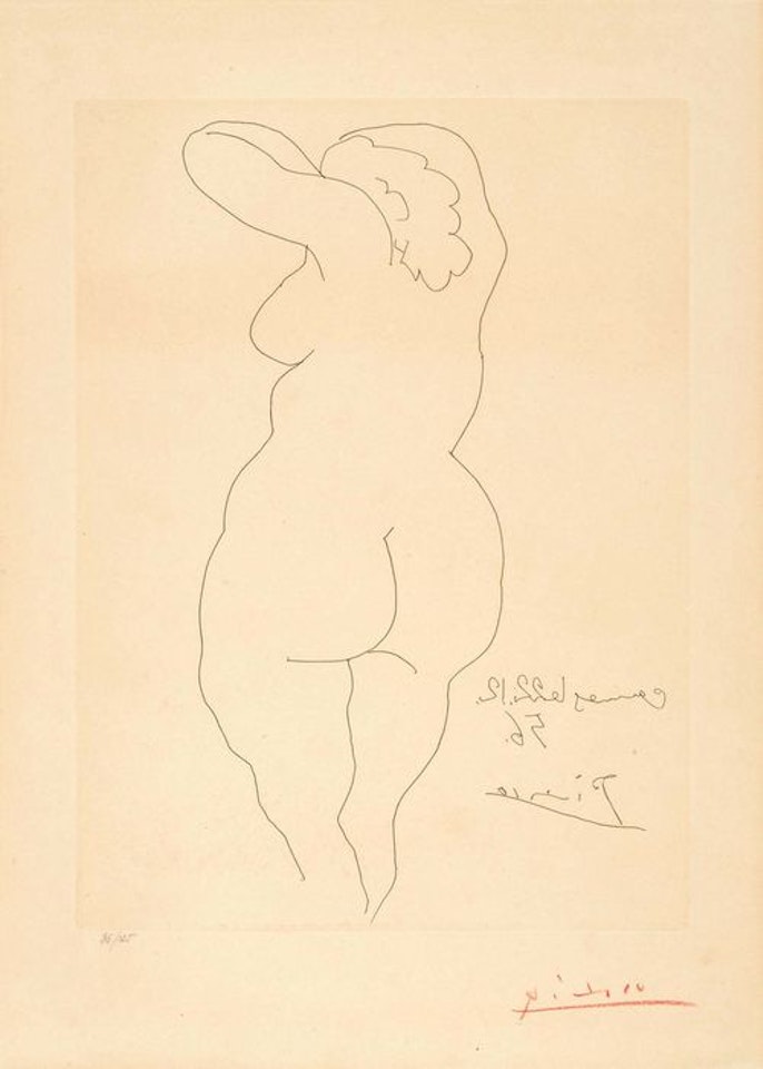 Femme vue de dos by Pablo Picasso