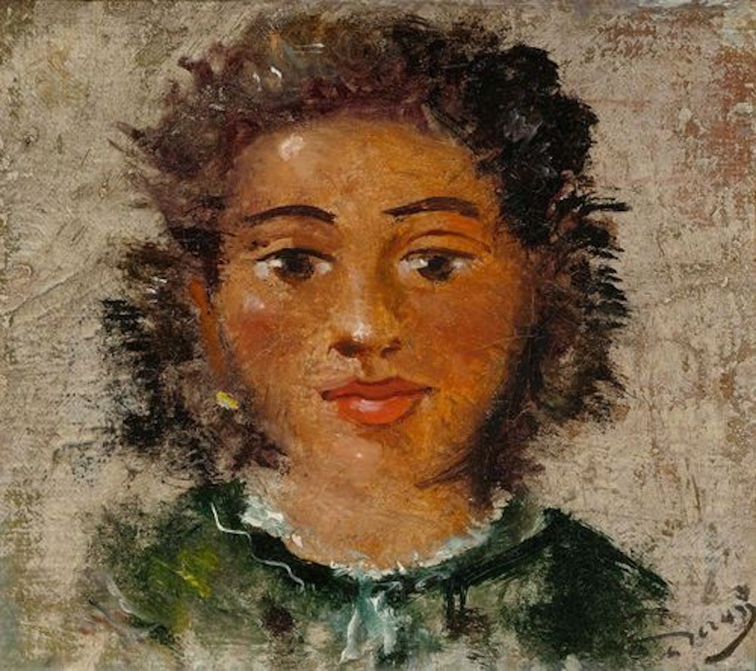 Portrait d"une fille by Andre Derain