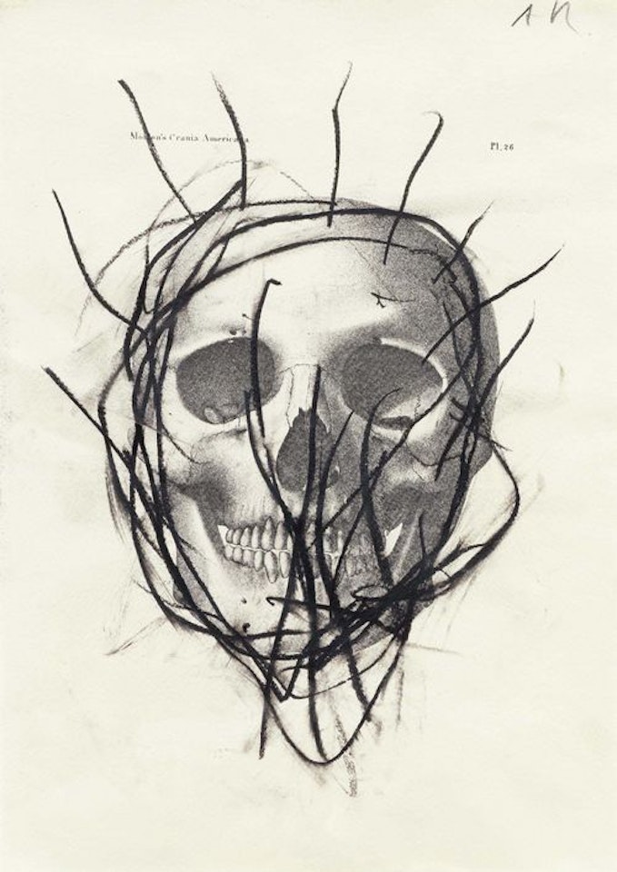 Totenkopf by Arnulf Rainer