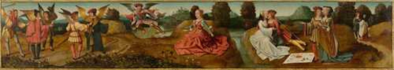 Allegory of love. by Master of Frankfurt