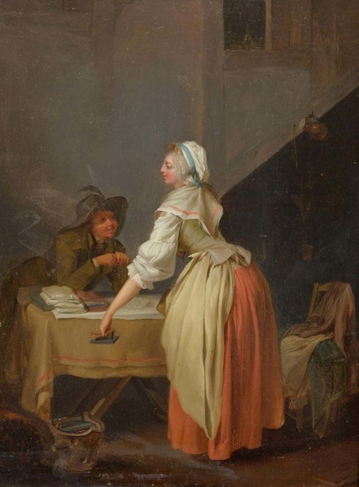 La repasseuse by Louis-Leopold Boilly