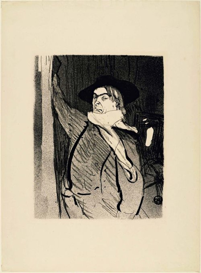 Aristide Bruant by Henri de Toulouse-Lautrec