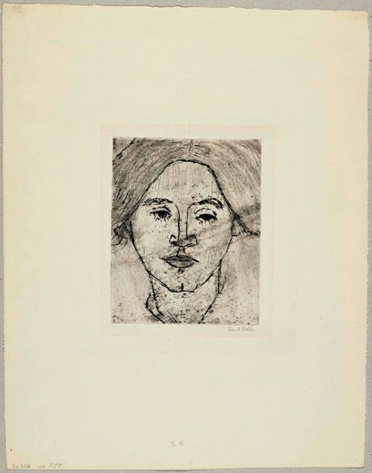 Frau N. (Frau Ada Nolde) by Emil Nolde