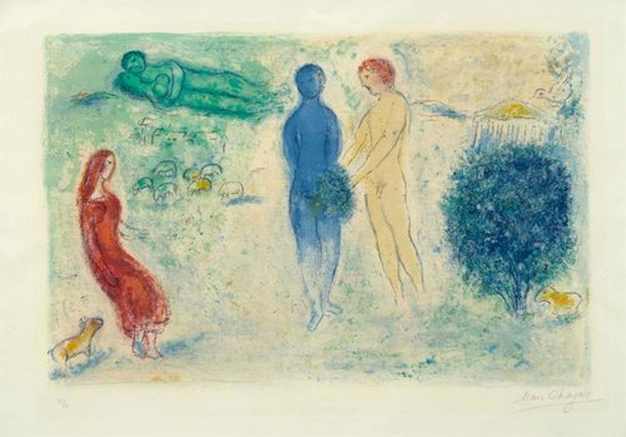 Le jugement de Chloe by Marc Chagall