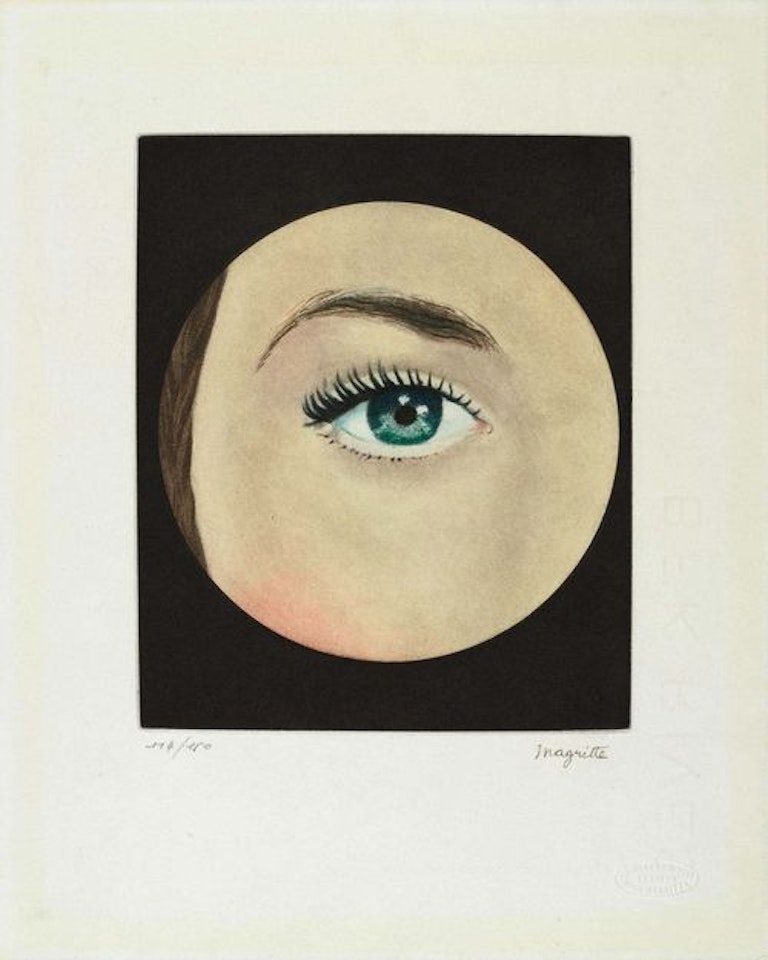 L"oeil by René Magritte