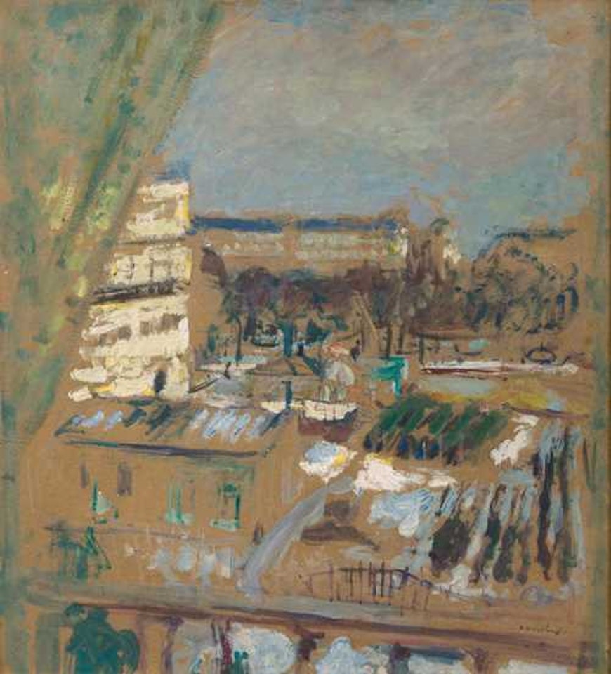 Le Square Lamartine vu des fenêtres de l"artiste by Édouard Vuillard