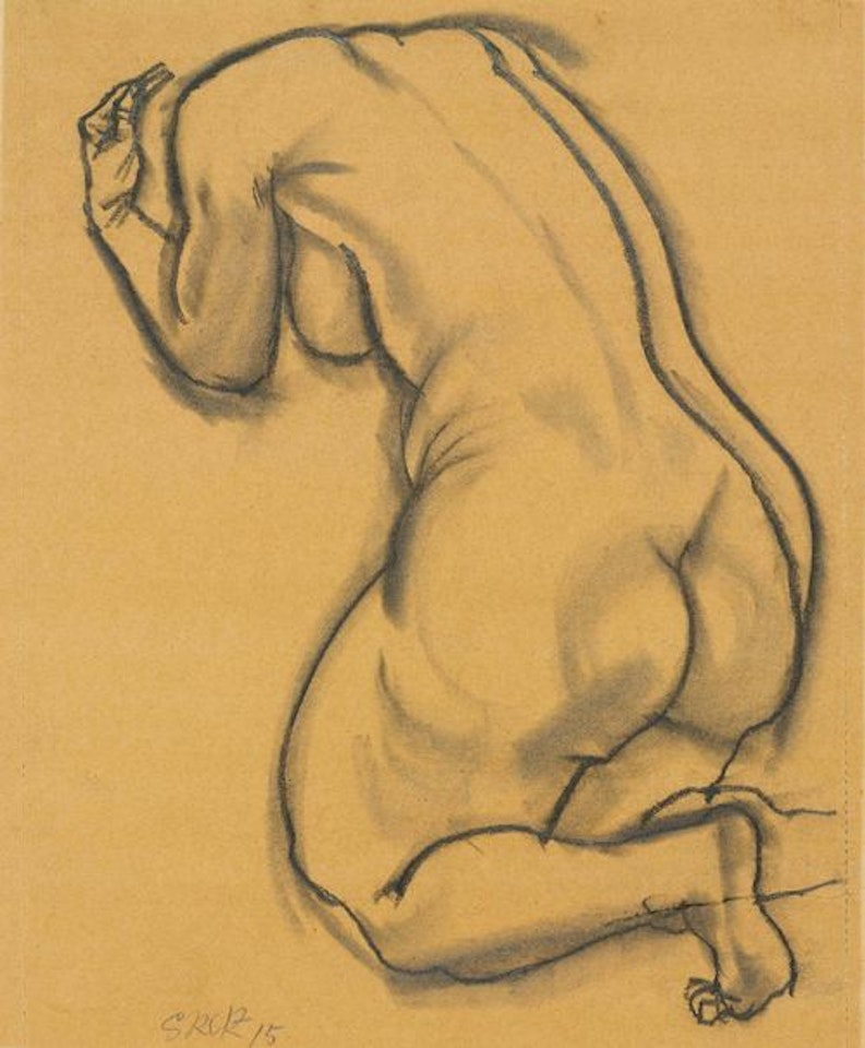 Kniender Akt by George Grosz