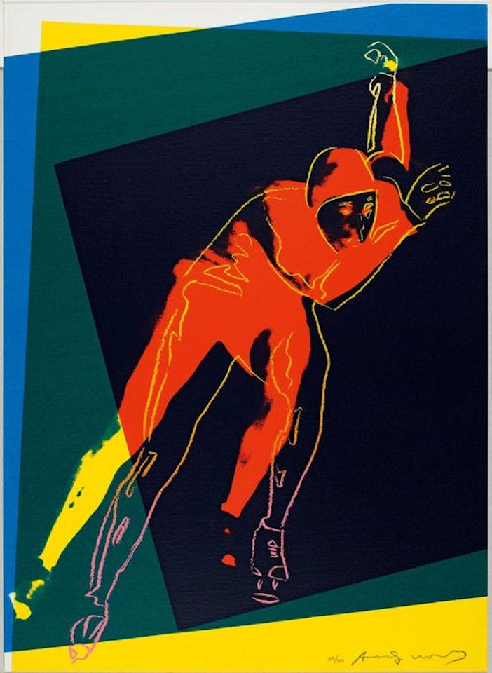 Speed Skater by Andy Warhol