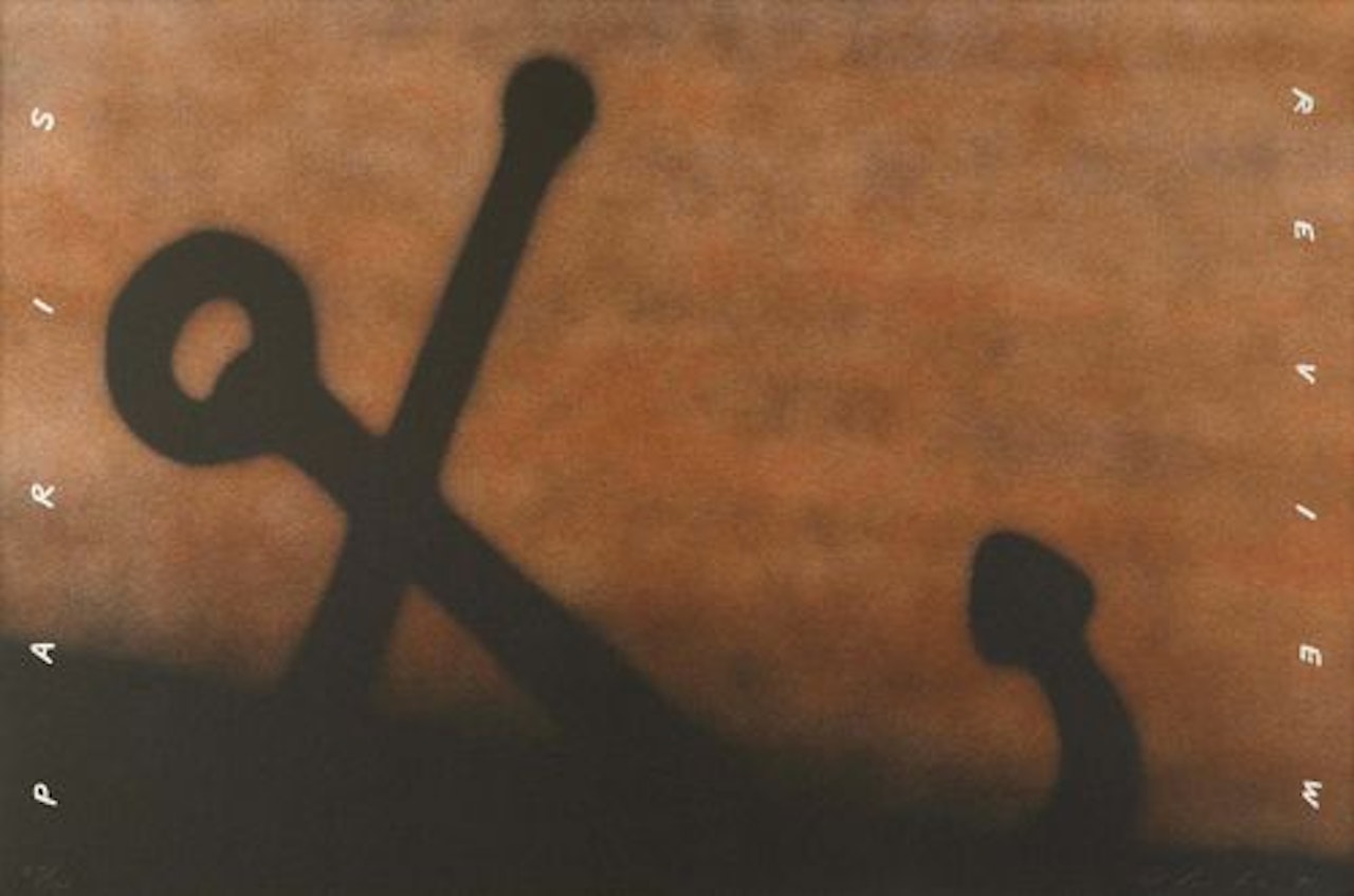 Anchor in the sand by Ed Ruscha