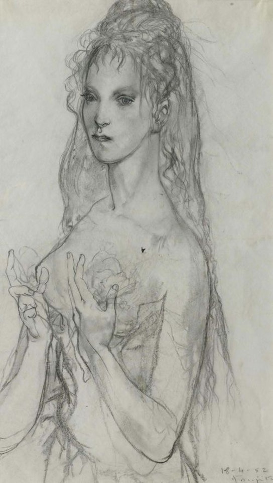 Jeune Espagnole by Leonard Tsuguharu Foujita