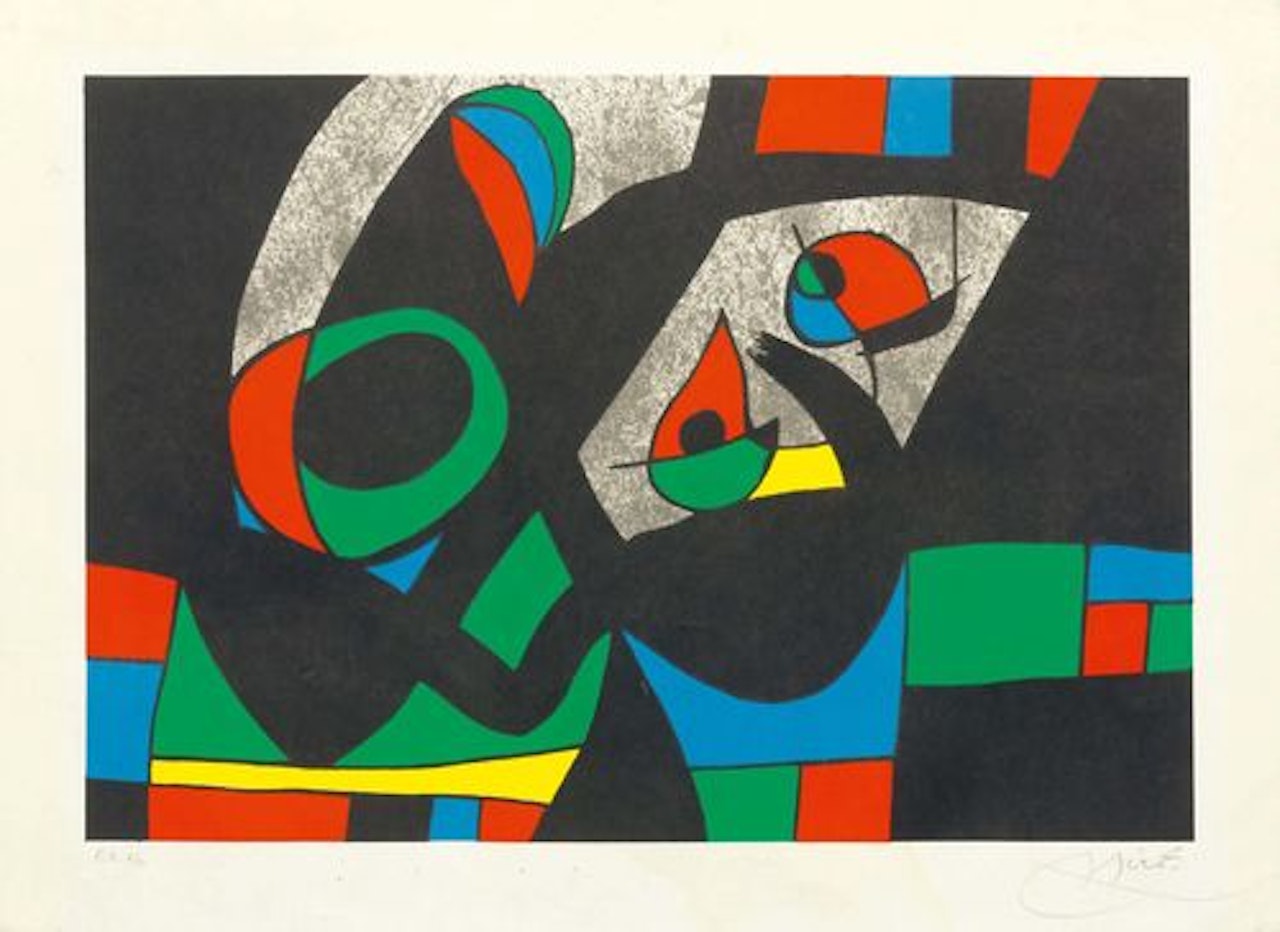 Aus: Le lézard aux plumes d"or by Joan Miró