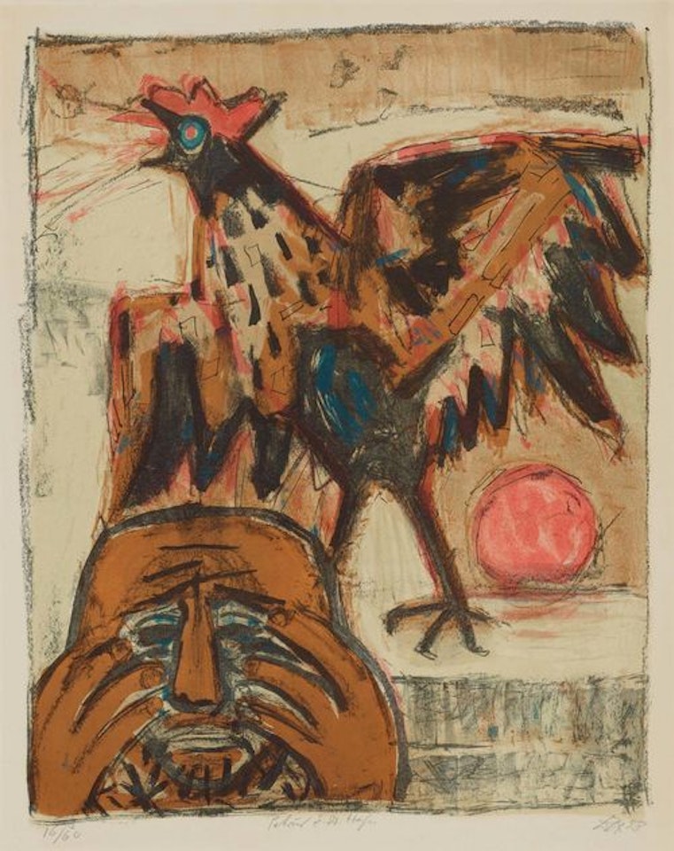 Petrus und der Hahn II by Otto Dix