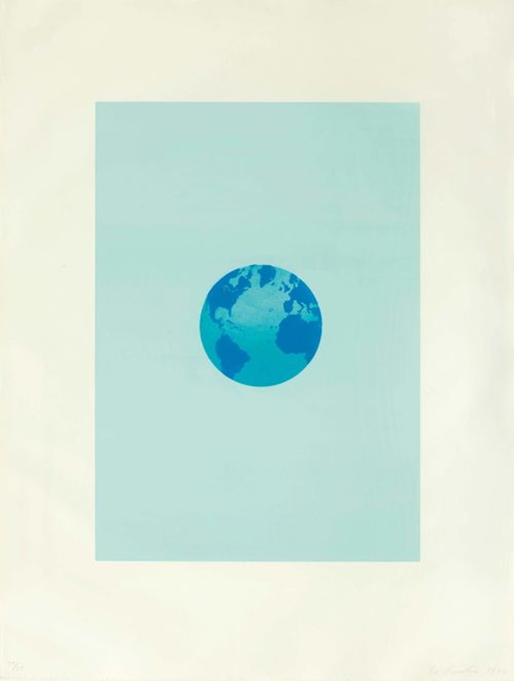 The world and its surroundings by Ed Ruscha
