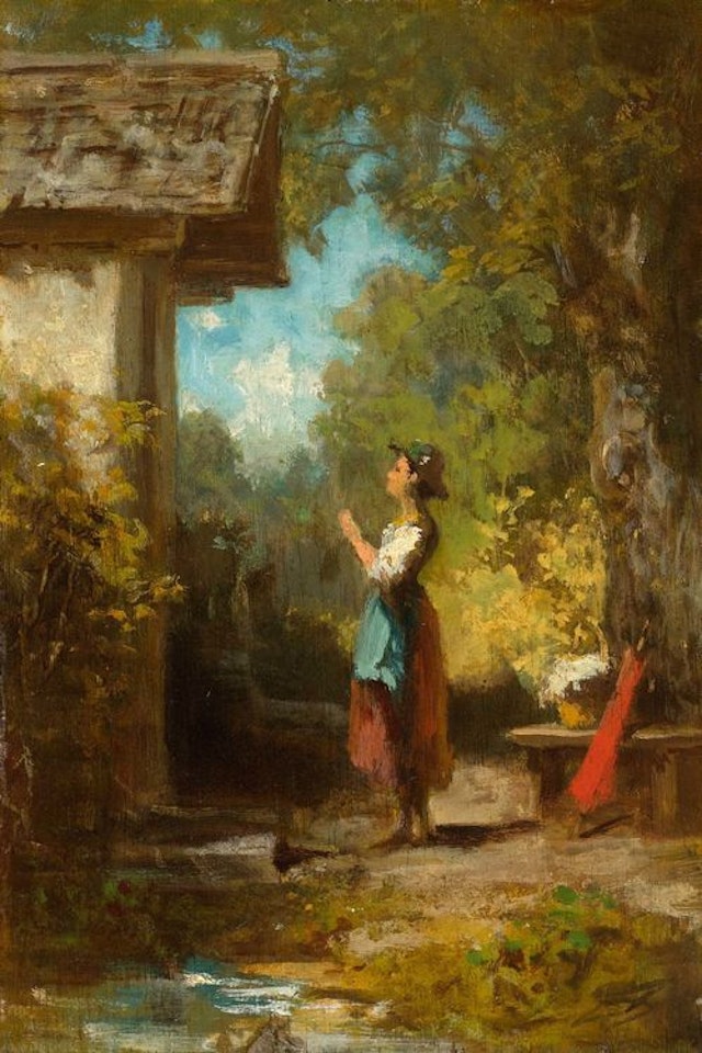 Die Waldkapelle by Carl Spitzweg