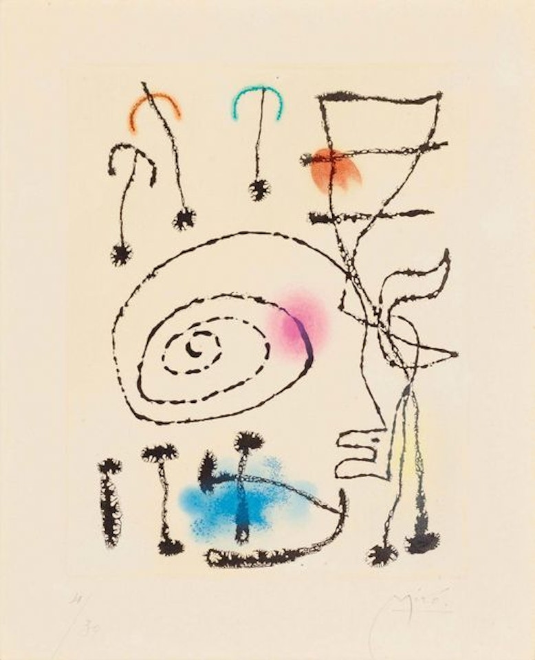 La mesure du temps by Joan Miró