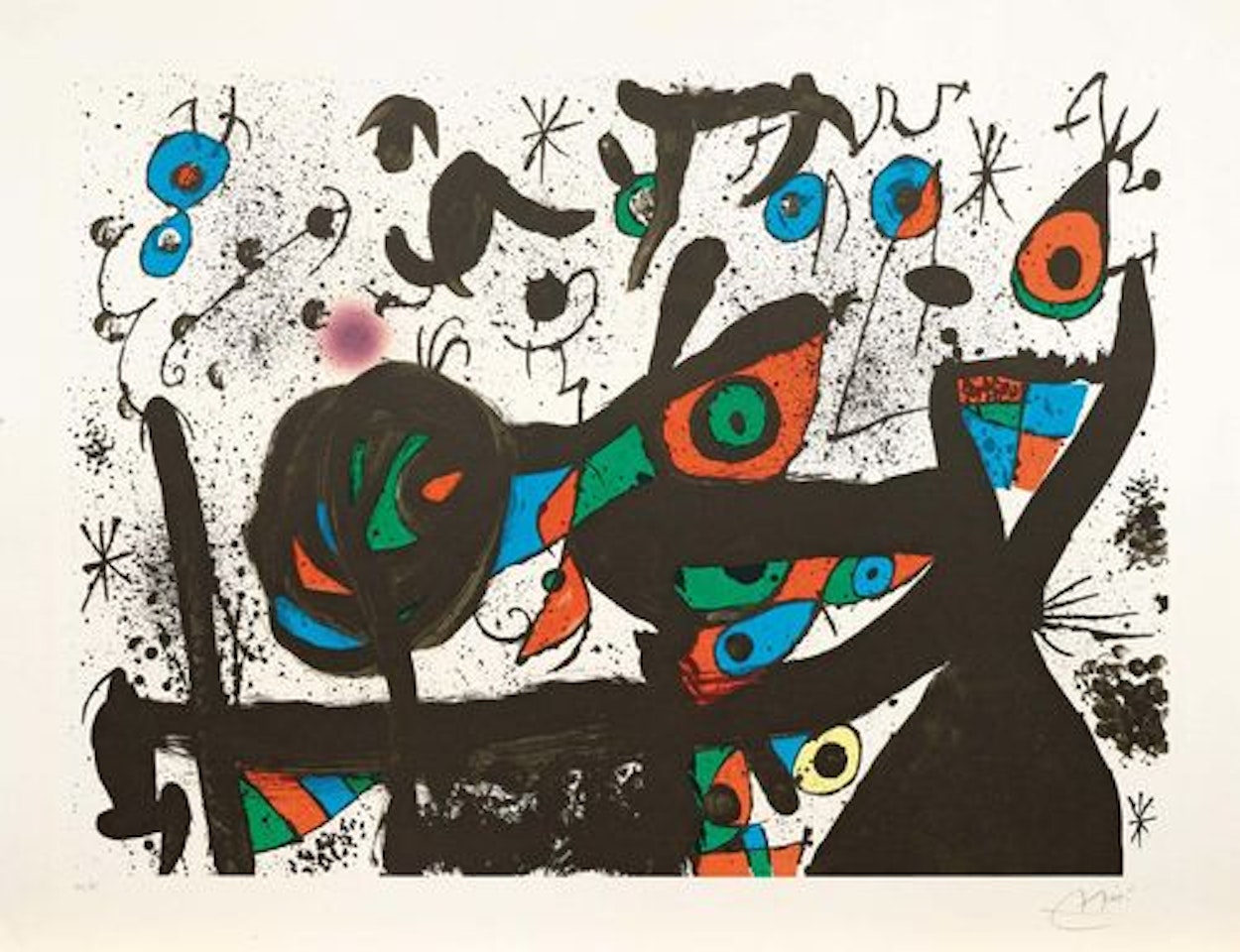 aus: Homenatge a Joan Prats by Joan Miró