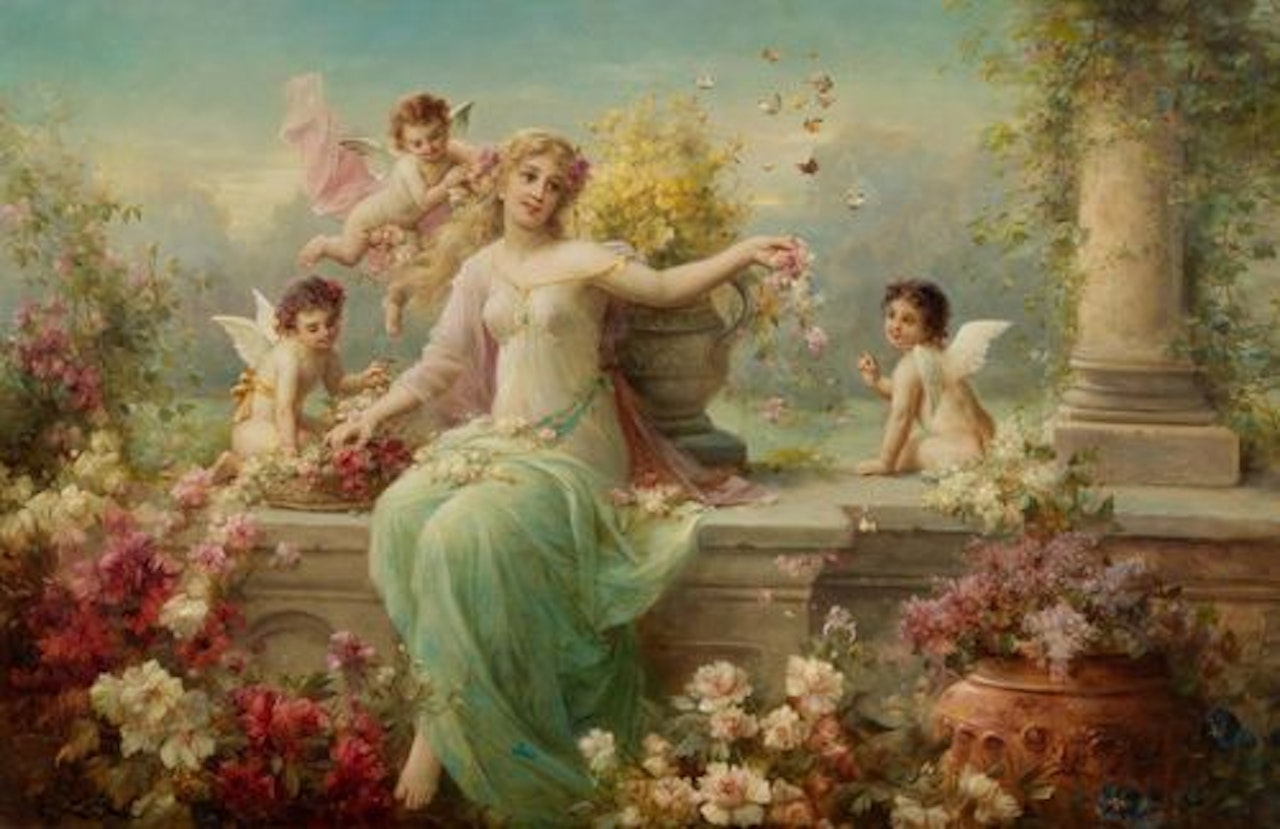 Flora by Hans Zatzka