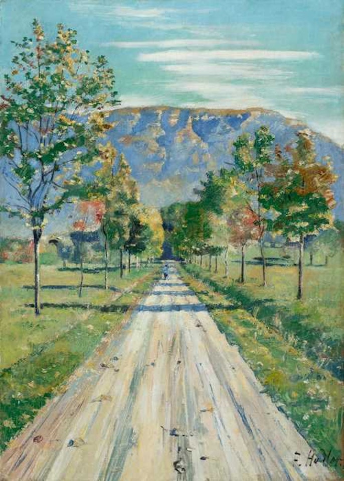 Die Strasse von Evordes by Ferdinand Hodler