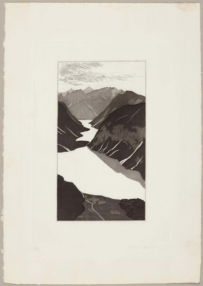 The lake by David Hockney