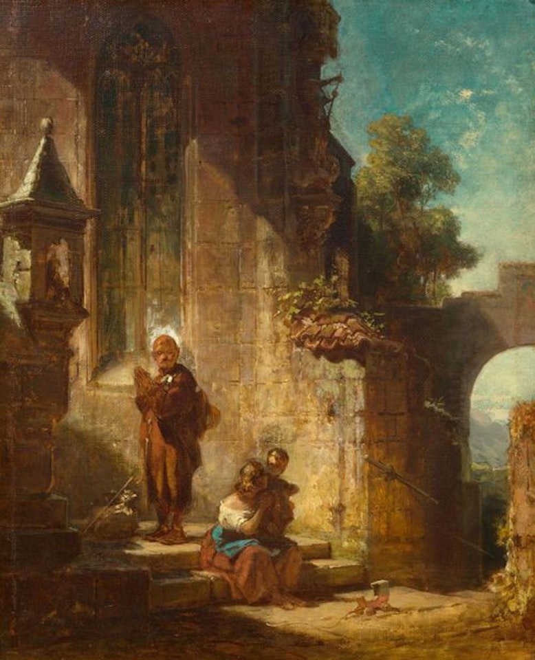 The hypocrite by Carl Spitzweg