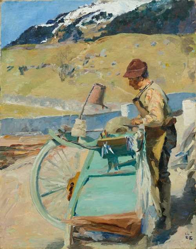 Der Scherenschleifer by Giovanni Giacometti