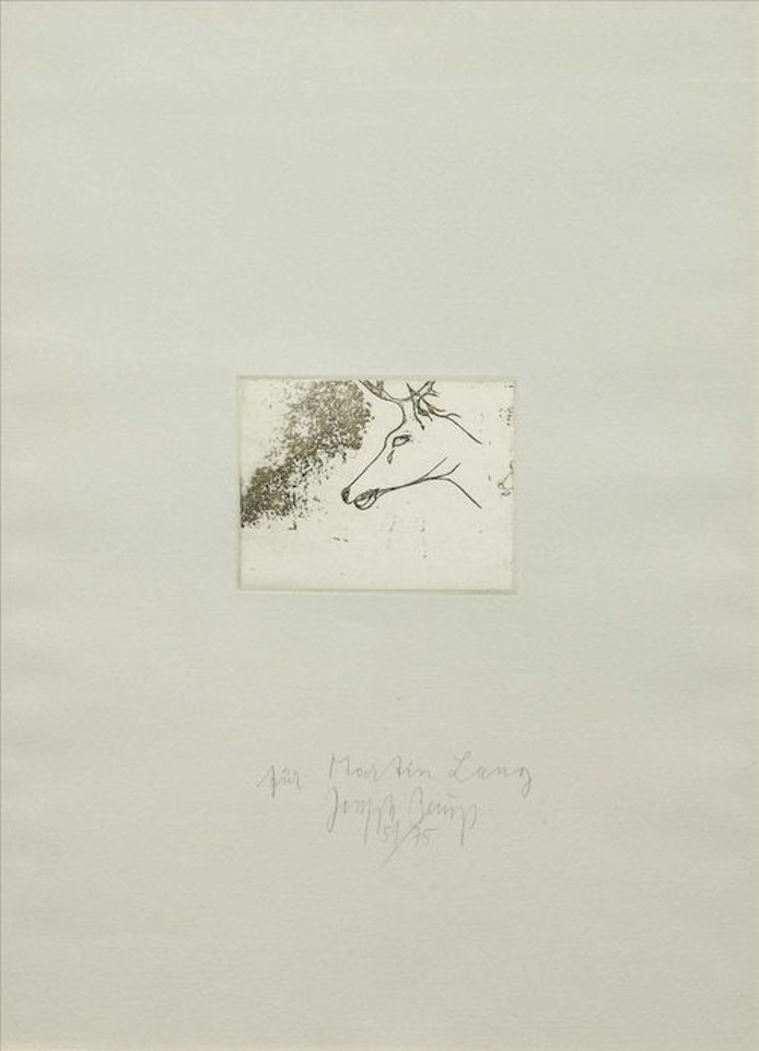 Hirschkopf by Joseph Beuys