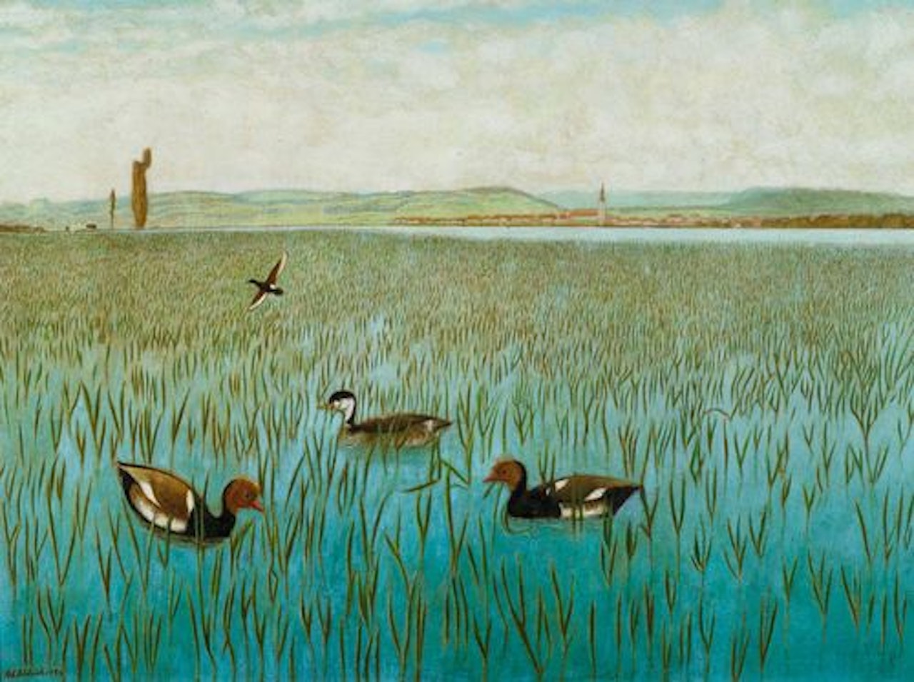 Wildenten by Adolf Dietrich
