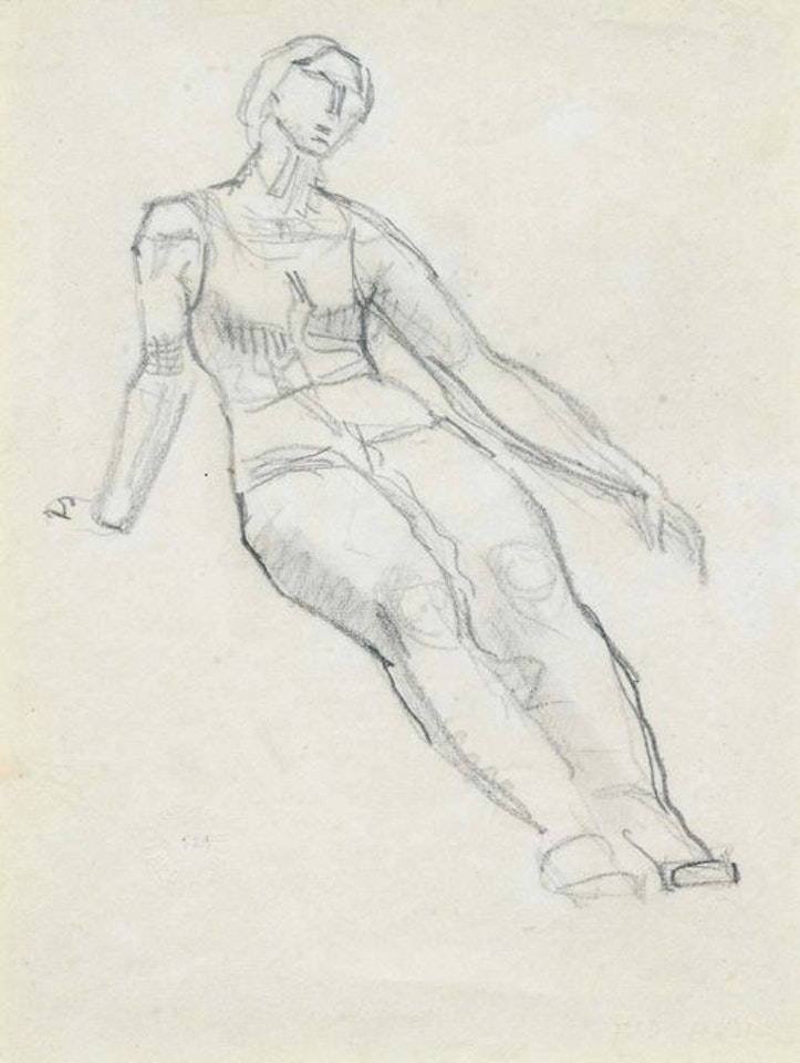 Studie zu "Floraison" by Ferdinand Hodler
