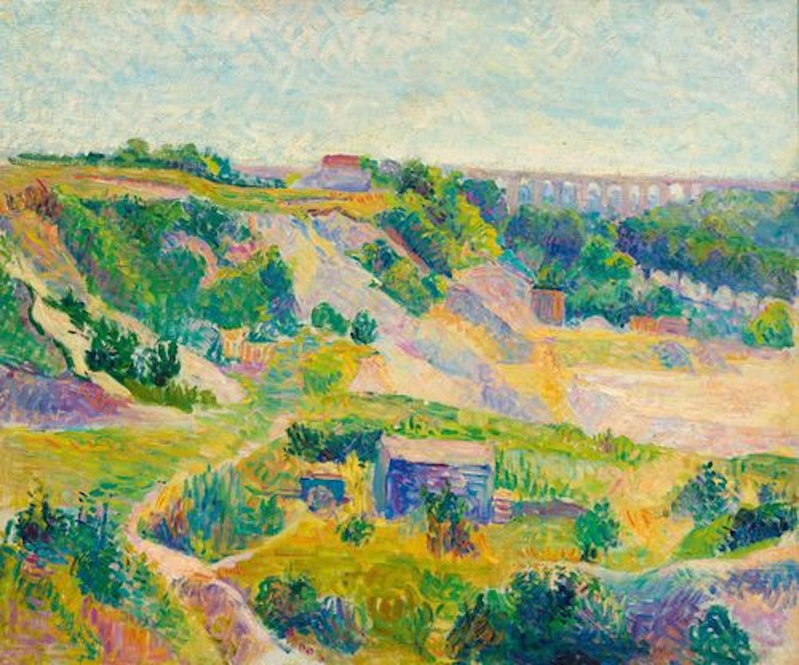 L"Aqueduc de Buc by Maximilien Luce