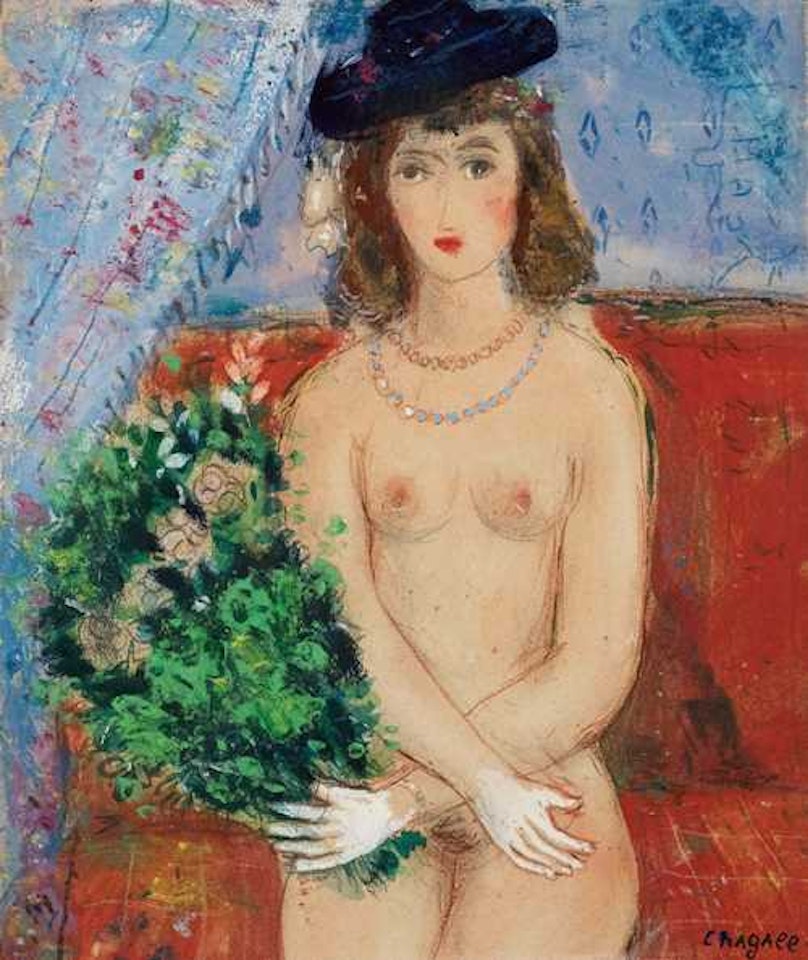 Ida au chapeau by Marc Chagall