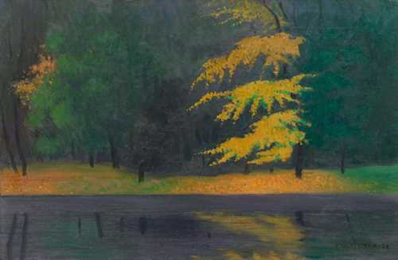 Le lac du Bois de Boulogne by Félix Vallotton