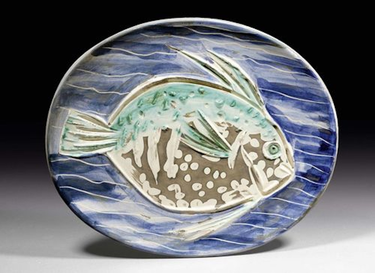 Blue fish by Pablo Picasso