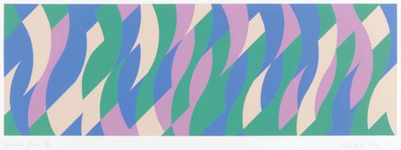 Untitled (Evoe) by Bridget Riley