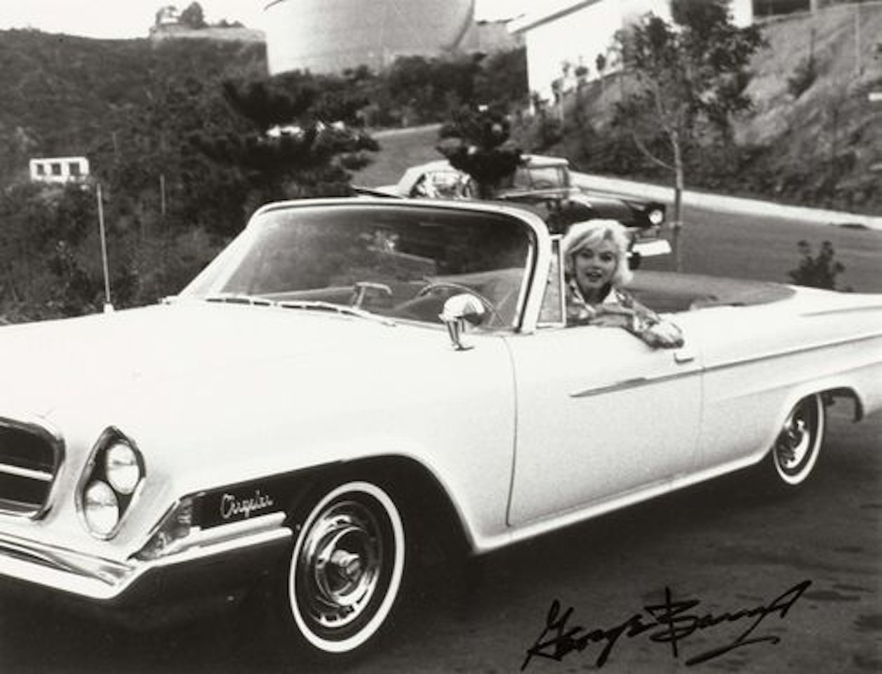 Marilyn in Car by George Barris
